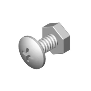 Heel Piece M/H Nut and Bolt